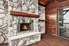 Another Fireplace in this New Completed Home