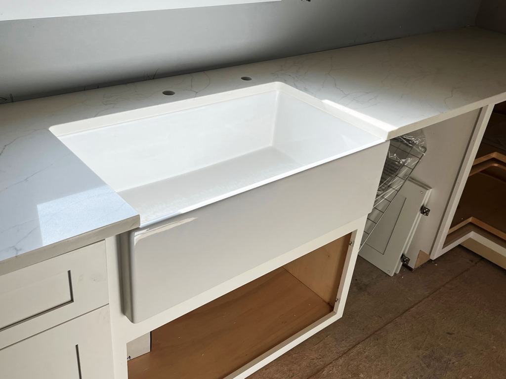 Farm House Sink has Been installed at Garrison Hills Home