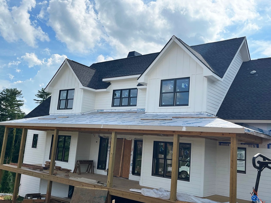 Front Of The House Is Taking Shape